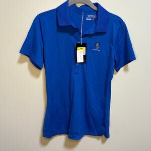 Nike Golf Tour Performance Blue Dri-Fit Small Standard Fit Cool Northriver Polo